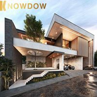 KNOWDOW Îlot de cuisine gris mat haut de gamme moderne avec rendu CAO à LED à quartz Service unique Design d'intérieur pour toute la maison