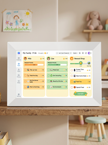 Vente en gros d'horloges numériques pour enfants et familles <span class=keywords><strong>avec</strong></span> écran tactile IPS de 10 pouces, mémoire 32 Go, <span class=keywords><strong>animation</strong></span>, WiFi, calendrier - Product Image 5