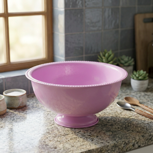 Bol sur pied en fer avec revêtement en poudre - Product Image 3