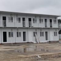 Maison conteneur modulaire détachable respirante de haute qualité avec structure en acier léger, facile à assembler