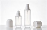NOUVEAU Flacon en verre en forme de capsule unique de 120 ml/100 ml/60 ml/40 ml/30 ml pour fond de teint liquide et essence