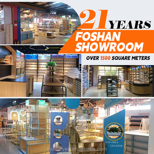 Estanterías Metálicas Resistentes para Supermercados, Góndolas Comerciales Personalizadas de Doble Cara para Exhibición en Tiendas de Abarrotes - Product Image 2