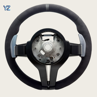Volante Deportivo YZ con Calefacción, Revestimiento de Gamuza Sintética y Luces LED para BMW Serie F F10 F11 F15 F20 F22 F31 F33 F34 F30 F32 F36 F80 M4 F82 M5 F90