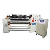 Machine de découpe et de rembobinage de surface centrale JCD pour rouleaux de mousse et de ruban adhésif 1300 mm, tension servo PLC, haute précision, 10 CV