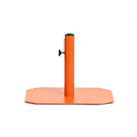 Support de Plaque de Poids Amovible et Empilable JH-Mech Orange Personnalisé, Stable au Vent, pour Base de Parasol de Terrasse ou Balcon Extérieur