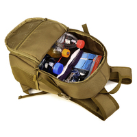 Sac à dos unisexe Protector Plus S429 12~15L, léger, camouflage, nylon 600d, fermeture éclair imperméable, antivol, polyester
