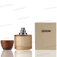 Mode Design De Luxe 30 ml 50 ml 100 ml Vide Rond En Verre Petite Bouteille De Parfum 30 ml 50 ml Avec Boîte