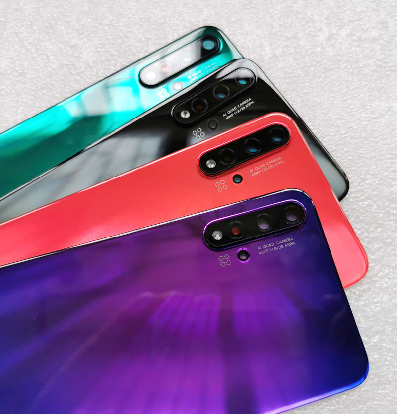 Задняя Крышка батарейного отсека Заднее стекло для Huawei Nova 3 4 5 5T 6 7 8 Стекло Задняя Крышка батарейного отсека Корпус