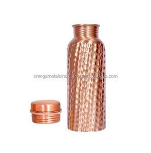 Venta caliente botella de agua de cobre puro de 35 Oz con tapa de capacidad de 1L de alto aislamiento térmico-para fiestas accesorio directo - Product Image 3