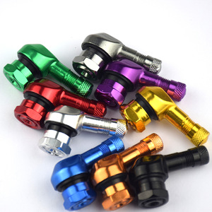 Tiges de valve tubeless usinées CNC 22x39mm en acier inoxydable pour moto et véhicule électrique, pour remplacement et réparation, type valve américaine - Product Image 1