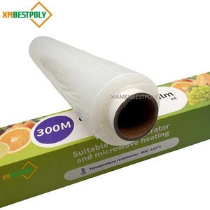 Wholesale Food Grade PE Catering <strong>Roll</strong> Film 45cm*300M <strong>Fridge</strong> &amp; Microwave Safe Use for Fruits Food Wrapping - Product Image 6