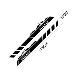 Adesivo <span class=keywords><strong>per</strong></span> portiera laterale del pick-up Toyota Hilux Vigo Revo SR, grafica <span class=keywords><strong>montagna</strong></span>, decorazioni, coperture, decalcomanie, accessori <span class=keywords><strong>auto</strong></span> - Product Image 1