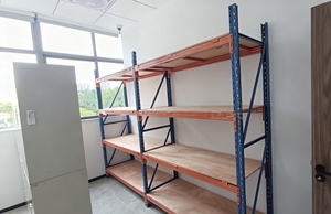 ระบบชั้นวางพาเลทแบบปรับได้ 3 ชั้น สำหรับงานอุตสาหกรรม รับน้ำหนักปานกลาง ไม่ต้องใช้สลักเกลียว โครงเหล็ก ชั้นวางแบบยาวสำหรับคลังสินค้า ป้องกันการกัดกร่อน - Product Image 4