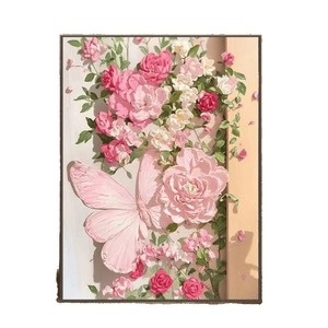 Tranh sơn dầu kỹ thuật số tự làm màu bướm ba chiều thẩm mỹ giải nén Tranh trang trí đơn giản - Product Image 5