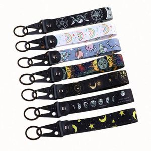 High Quality Printing Animation clear logo Carabiner Keychain Short Strap Lanyard <b>Key</b> <b>Chain</b> - Product Image 5