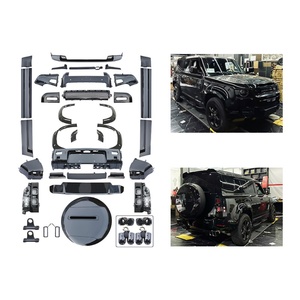 Parachoques Delanteros y Traseros Obsidian 2020 007 con Recortes para Faros Antiniebla, Kit de Carrocería de Ajuste Universal para Defender - Product Image 1