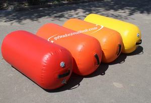 Matelas de gymnastique gonflable en PVC personnalisé, type tonneau, inspiré de Yogini, pour entraînement de fitness et de gymnastique - Product Image 4