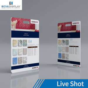 Lụa in ấn/UV in ấn tùy chỉnh kích thước Logo treo sàn gỗ đá khảm gạch nhỏ MDF Mẫu Hội Đồng Quản trị với xử lý - Product Image 4