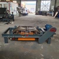 Séparateur magnétique permanent autonettoyant RUICHUAN, champ magnétique 72mT, 5,5-7,5kW, convoyeur à bande 1800-2200mm, dépoussiéreur automatique