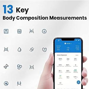 वसा स्केल और स्मार्ट वेट विश्लेषक: मानव बी माप के साथ डिजिटल बॉडी स्केल - Product Image 3