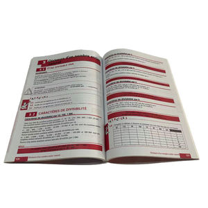 Fournitures scolaires auxiliaires, manuels scolaires, impression personnalisée avec reliure parfaite, papier offset kraft et couché - Product Image 5