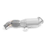 Downpipe catalytique courbé sur mandrin, résistant à la chaleur, de qualité compétition pour BMW X5 3.0T B58 Euro 5, pour optimisation de puissance