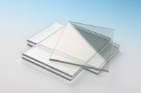 Feuille en plastique transparente et colorée pour la décoration, 50 pièces