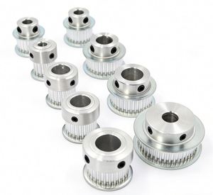 Poulies de distribution en aluminium personnalisables à succès AT5 AT10, poulie à bride déselectable, support OEM, MIGHTY CNC, alésage 10 mm - Product Image 6