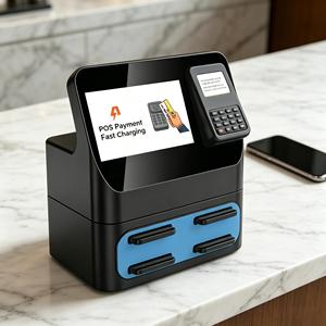 Station de recharge commerciale partagée à 4 emplacements, borne de recharge mobile avec paiement, <span class=keywords><strong>location</strong></span> de batteries externes portables - Product Image 1