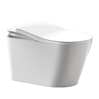 WC intelligent à capteur automatique CUPC ETL WaterSense ADA, à poser au sol, avec cuvette allongée et télécommande