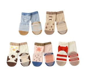 <span class=keywords><strong>Calcetines</strong></span> Antideslizantes para Bebés con Diseño de Animales, Cómodos para Interiores, <span class=keywords><strong>Primeros</strong></span> <span class=keywords><strong>Pasos</strong></span> y Aprendizaje Temprano - Product Image 1