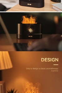 Xách Tay 7-Màu LED USB Máy Tạo Độ Ẩm Không Khí Mát Mẻ Sương Mù Với Ngọn Lửa Cho Nhà Khách Sạn Xe Ngoài Trời Sử Dụng Hương Thơm Tinh Dầu Khuếch Tán - Product Image 6