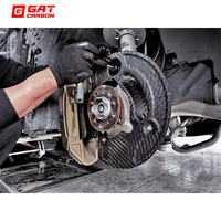 Plaque de protection de conduit d'air de refroidissement des freins avant en fibre de carbone sèche pour BMW G87 M2 G80 G81 M3 G82 M4