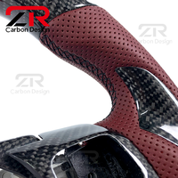 Volant sport personnalisé en fibre de carbone sergé avec LED améliorées pour Lexus IS250 IS300 IS350 IS300C ES NX