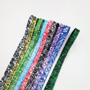 Custom logo Printed Shoelaces Polyester Double Layer - Product Image 2
