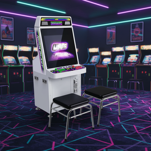 UNICO Nova Blast Deluxe 26 Inch LCD Retro <b>Arcade</b> <b>Game</b> <b>Machine</b> with Sanwa Buttons Jamma Connector Multi-Plug Compatibility - Product Image 2