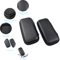 Étui de voyage multifonctionnel noir en EVA pour tournevis avec fermeture éclair, design tendance, étanche et antichoc