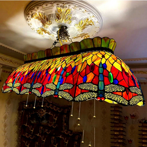 Lámpara Colgante LED de 42 Pulgadas con Diseño de Libélula, Hecha a Mano, Seis Luces, 3500K, Blanco Cálido, para Hogar, Bar, Comedor, Suministro de Fábrica China - Product Image 1