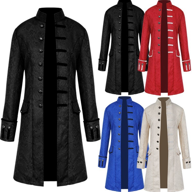 メンズロングコートヴィンテージジャケット 70 年代パンク服ビクトリア