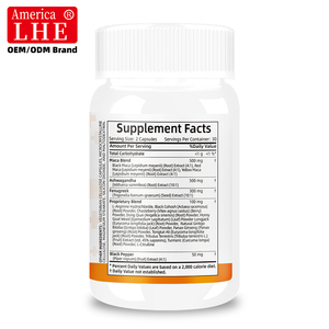 Complément alimentaire de maca Shecome de haute qualité, pilules pour l'agrandissement du pénis, soutient l'énergie des femmes et des hommes, 60 capsules de maca pour la vitalité masculine - Product Image 6