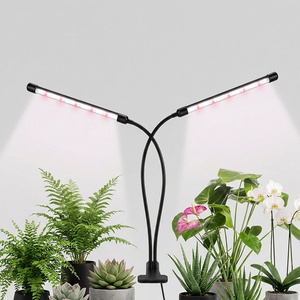Lampe de culture multi-têtes à spectre complet, allumage/extinction automatique, installation facile, lampe LED à économie d'énergie pour plantes succulentes - Product Image 1