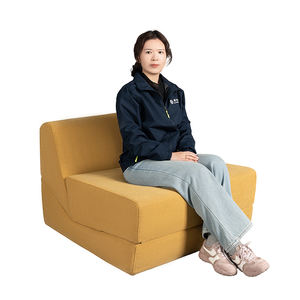 <span class=keywords><strong>Orange</strong></span> nhung gấp Sofa đa chức năng duy nhất chỗ ngồi nén sofa nhỏ gọn Ghế phòng chờ - Product Image 2