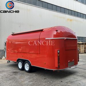 Food Truck en acier inoxydable entièrement équipé, nouveau design populaire, pour la vente de collations, de nourriture de rue, concession alimentaire personnalisée - Product Image 5