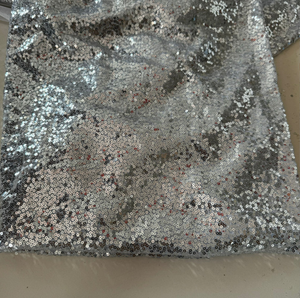 <span class=keywords><strong>Tende</strong></span> per Matrimonio con Paillettes, Fondale Scenico Scintillante, Tessuto Glitterato per Decorazioni Nuziali - Product Image 3