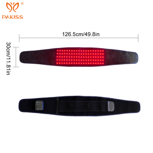 Ceinture de massage OEM rechargeable à lumière rouge, batterie 5000 mAh, chauffante et vibrante, pour thérapie abdominale et lombaire - Product Image 6