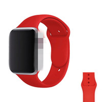 Bracelet de montre en silicone sport pour Apple Watch 40 44 45 41 42 46 49 mm compatible avec les séries 8 Ultra 2 SE 7 6 3 9 10