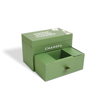 Boîte à cosmétiques à fermeture magnétique hexagonale avec fenêtre Emballage de soins de la peau personnalisé de luxe Boîte-cadeau unique Emballage de boîte-cadeau de beauté