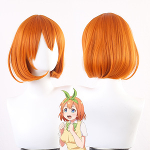 Peluca de Pelo Sintético Largo Rosa para Cosplay de <span class=keywords><strong>Miku</strong></span> <span class=keywords><strong>Nakano</strong></span> de <span class=keywords><strong>Anime</strong></span> The Quintessential Quintuplets, FCGD-044 - Product Image 6