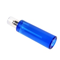 Flacon pompe transparent en PETG de luxe, impression de logo personnalisée sur soie, contenant haut de gamme pour sérum et lotion pour soins de la peau