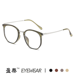 Tr90กรอบสี่เหลี่ยมแว่นตากันแสงสีฟ้าเลนส์เรซินขนาดกลางสำหรับทุกเพศสำหรับใบหน้าใหญ่พร้อมเลนส์ที่กำหนดเอง83076 - Product Image 2